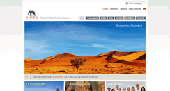 Desktop Screenshot of namibia-tours-safaris.com